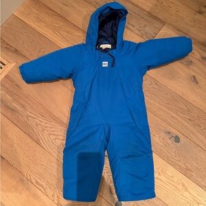 MEC Toaster Blue Hooded Snowsuit 18M
